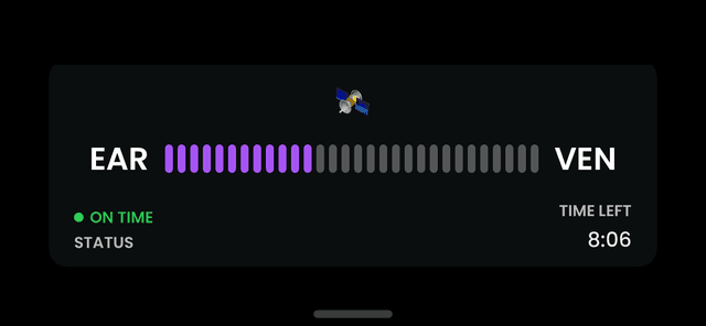 Live Activity & Dynamic Island tracker